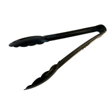 9" Scalloped Edge Tong - Black