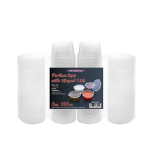 2 oz. Portion Cups w/ Hinged Lids 100ct