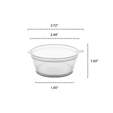2 oz. Portion Cups w/ Hinged Lids 100ct