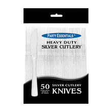 Plastic Knives - Silver 50 Ct.