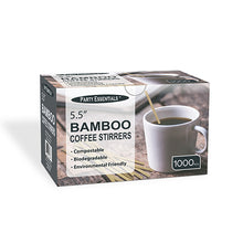 5.5" Bamboo Coffee Stirrers - 1000 Ct.