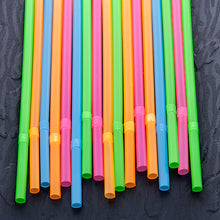 Flex Straws Assorted Neons 100 Ct.