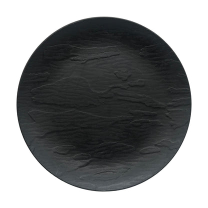 Black Rugged Slate Plates 20 Ct.