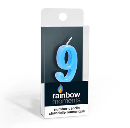 Silhouette Number Candles