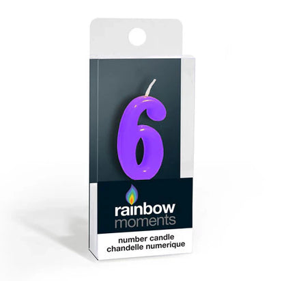 Silhouette Number Candles