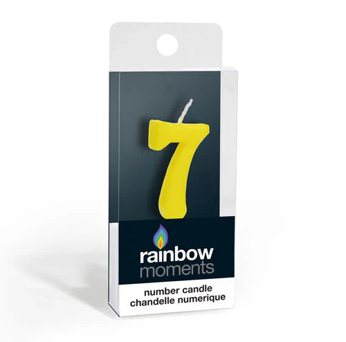 Silhouette Number Candles