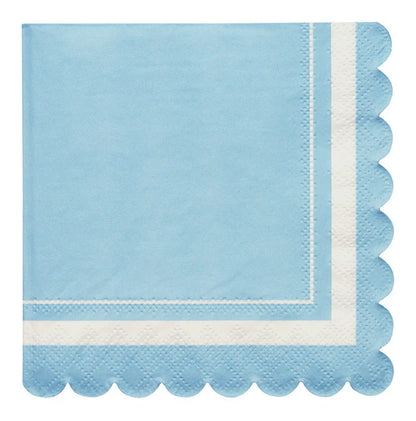 Sky Blue Eco Cocktail Napkins 20ct