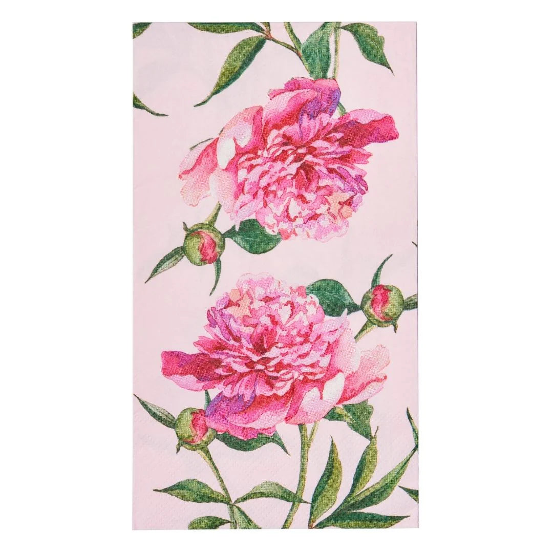 Pink Peonies Guest Towels 20ct