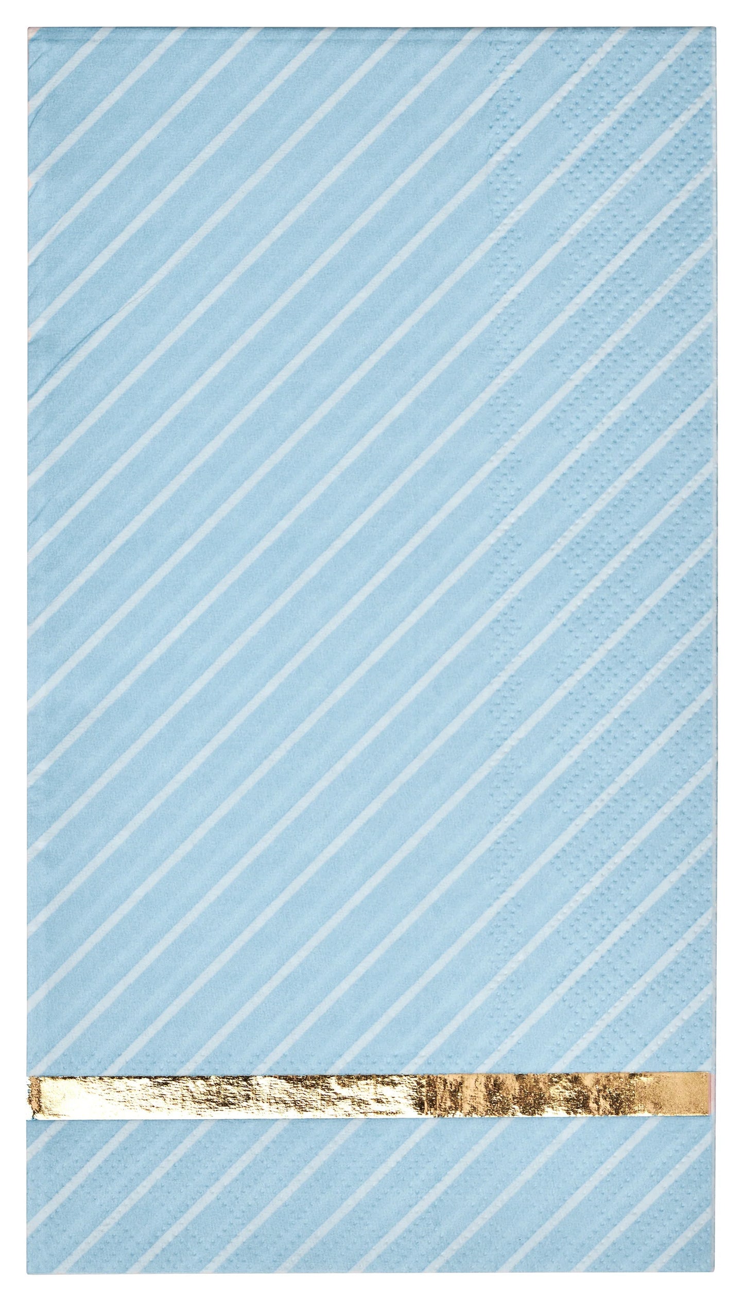 Sky Blue and Gold Guest Towels 20ct