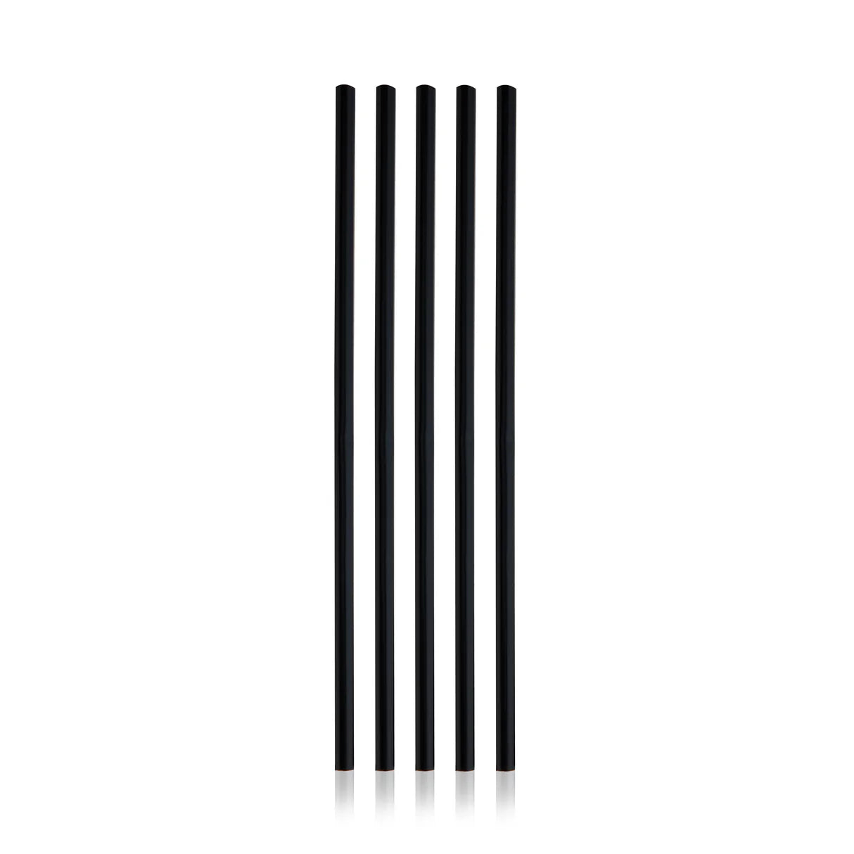 Party Cocktail Straws in Black 100ct