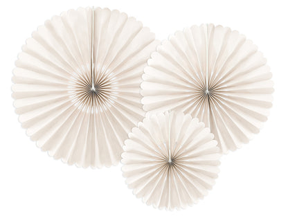 Decorative Rosettes Beige 3ct
