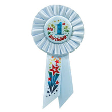 My 1st Birthday Rosette Blue