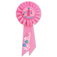 My 1st Birthday Rosette Pink