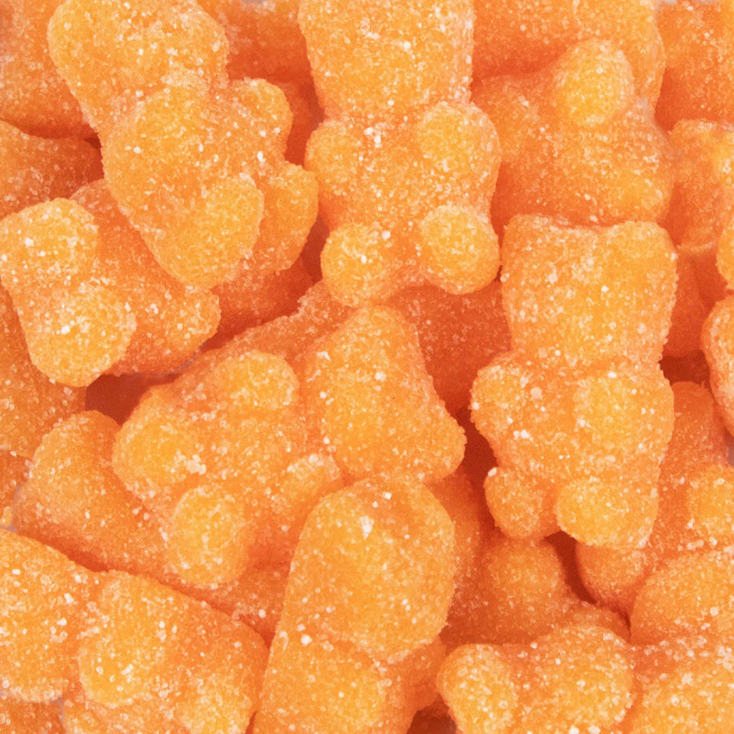 Sugared Gummy Bears 14oz Bag Orange