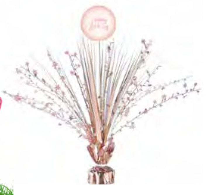 Blush Spray Happy Birthday Centerpiece