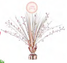 Blush Spray Happy Birthday Centerpiece