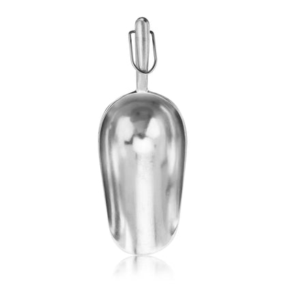 Scoop 6 oz Heavy Duty Aluminum Ice Scoop with Loop Handle
