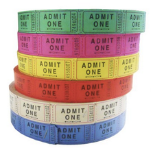 Admit One Ticket Roll - 2000 Tickets