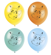 Pokémon 12in Latex Balloons 8ct