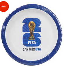 FIFA World Cup '26 Party 9in Plates 8ct