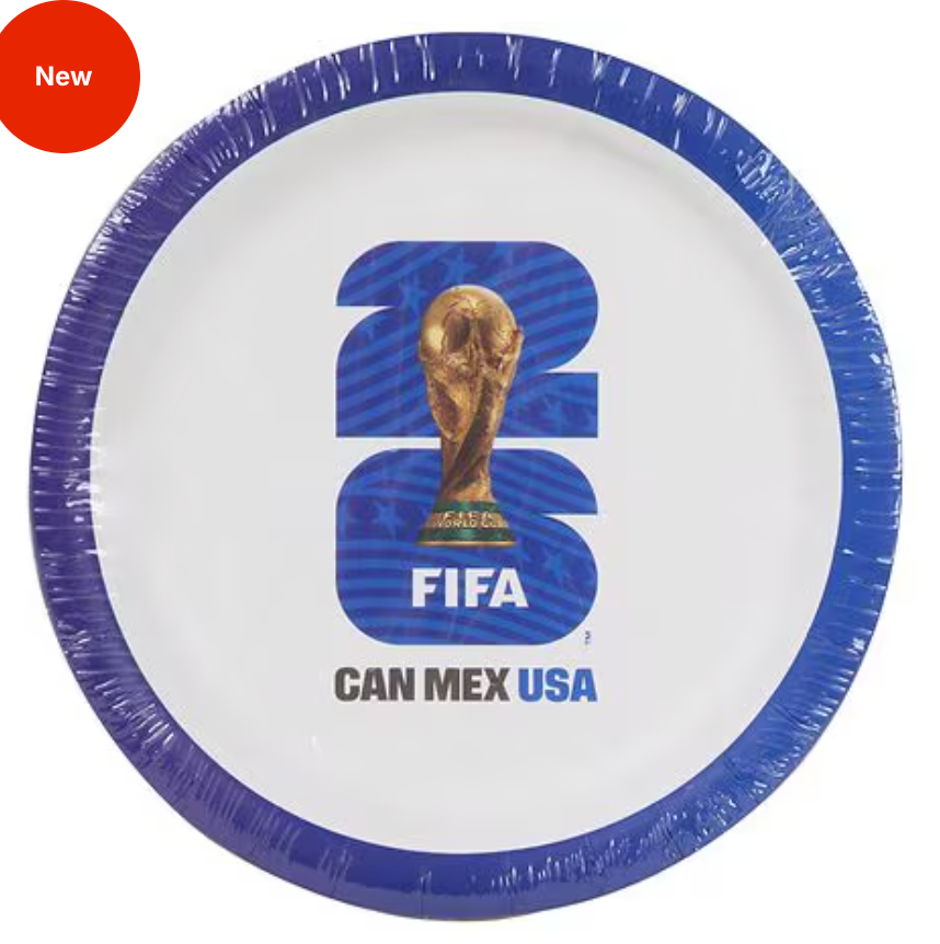 FIFA World Cup '26 Party 7in Plates 8ct