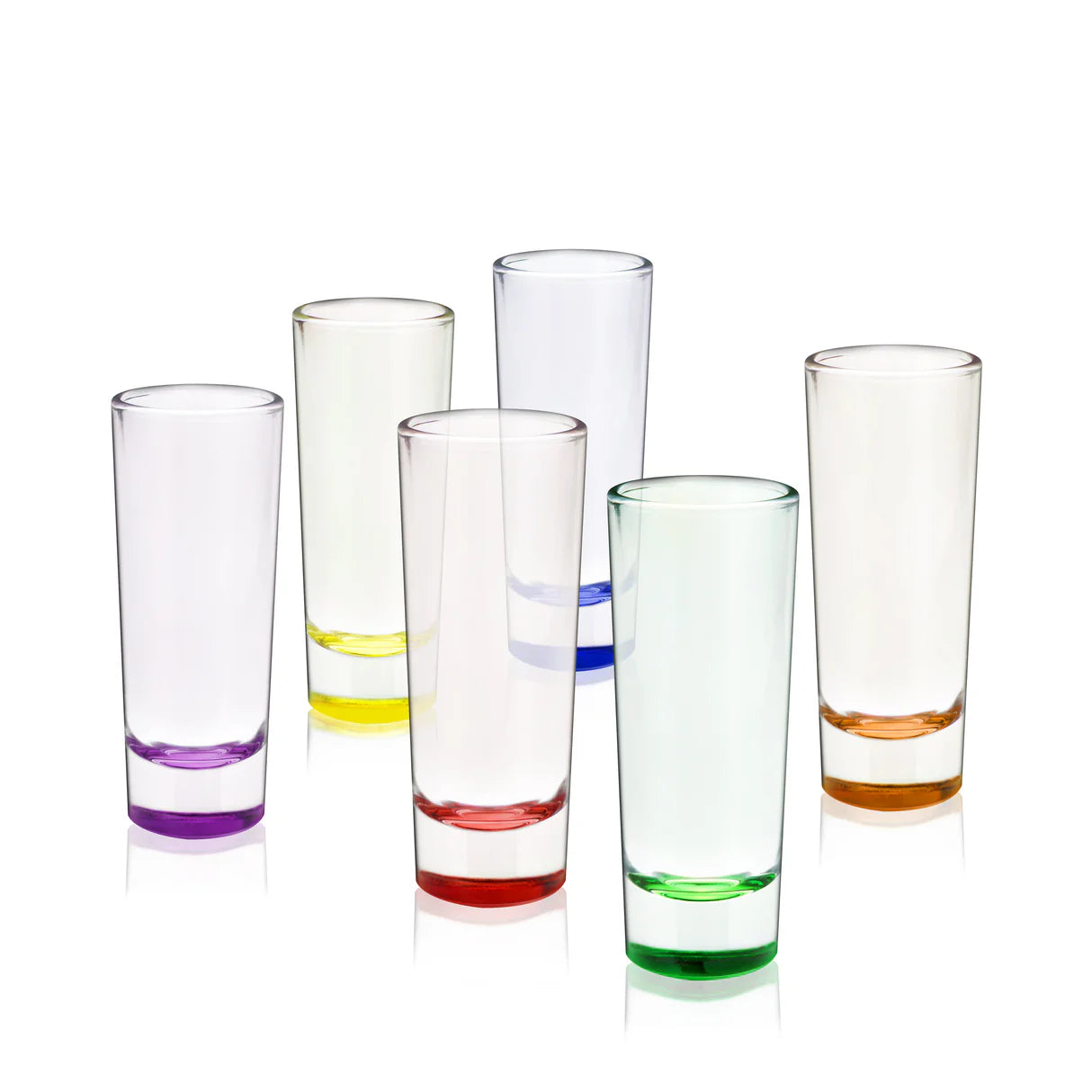 Shooter 2oz Shot Glasses in Assorted Colors 6ct