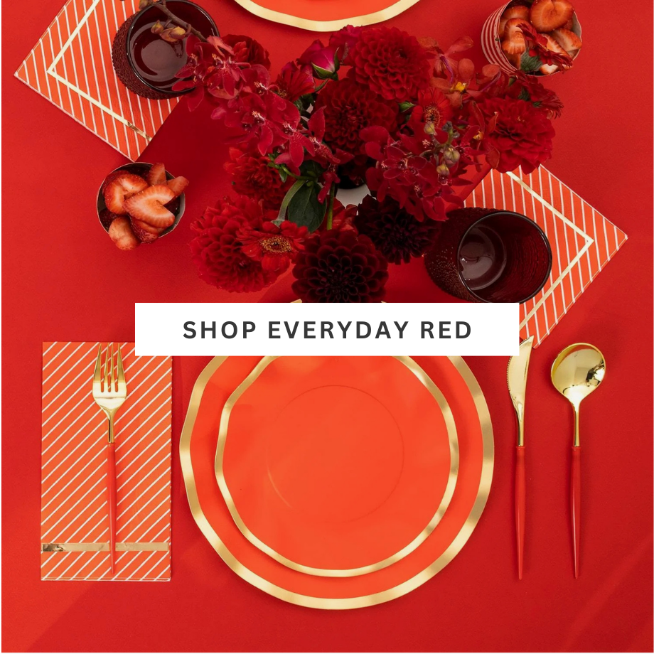 Shop Everyday Red Partyware