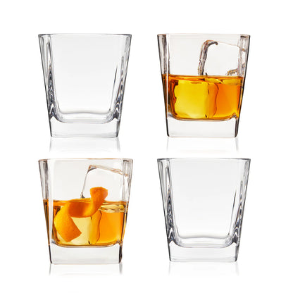 Square Rocks Cocktail Glasses 4ct