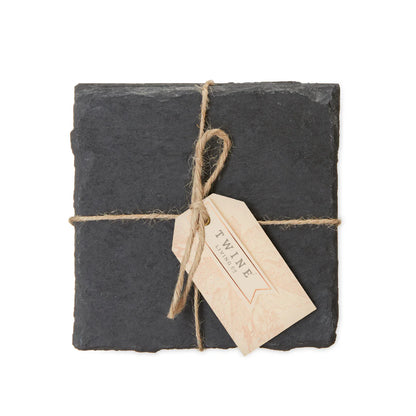 Square Slate Coasters 4ct