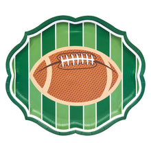 Tailgate Football Platter Plates 8ct