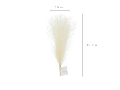 Pampas Grass Artificial Light Cream