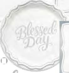 Blessed Day 7in Plates 8ct - Foil