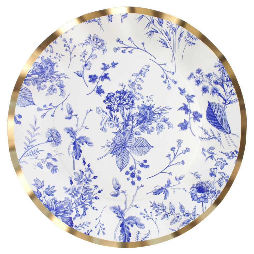 Timeless Wavy Foil 10in Dinner Plates 8ct