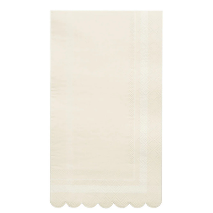 Cream Eco Guest Towels 20ct