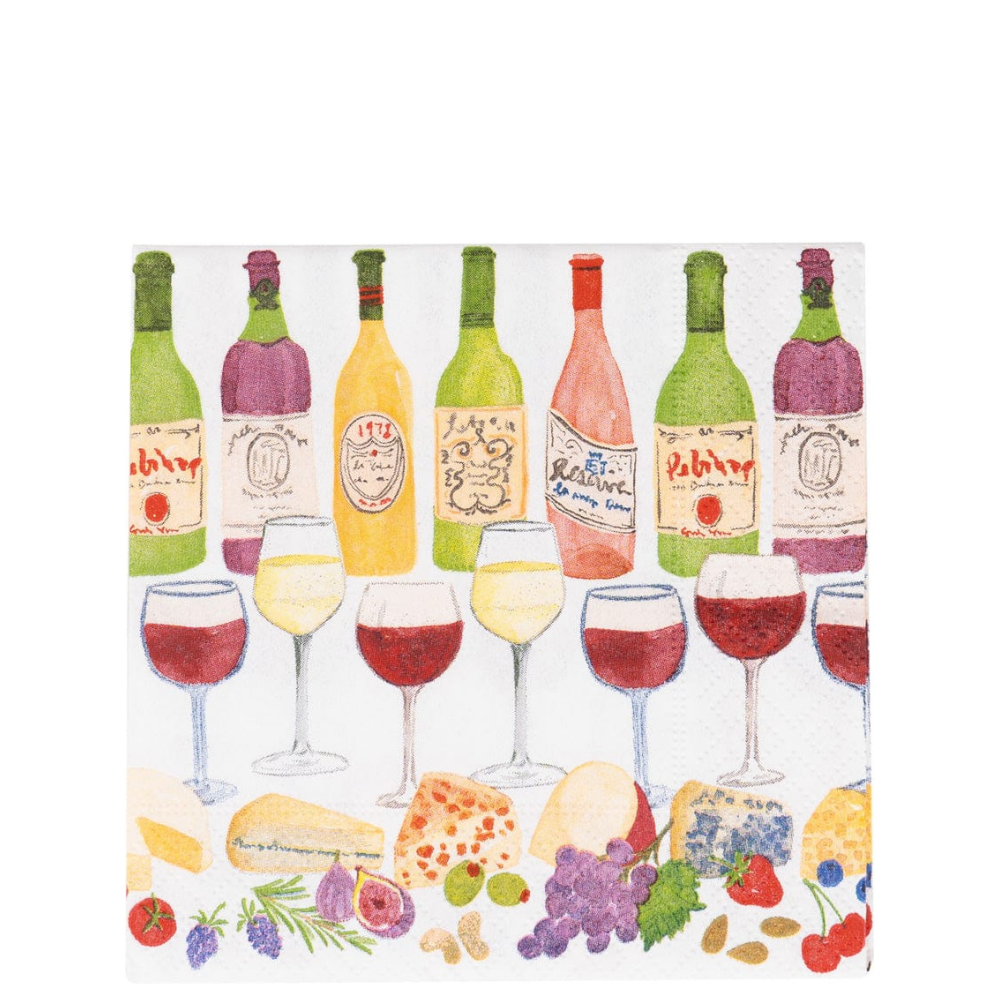 Wine Pairings Cocktail Napkins 20ct