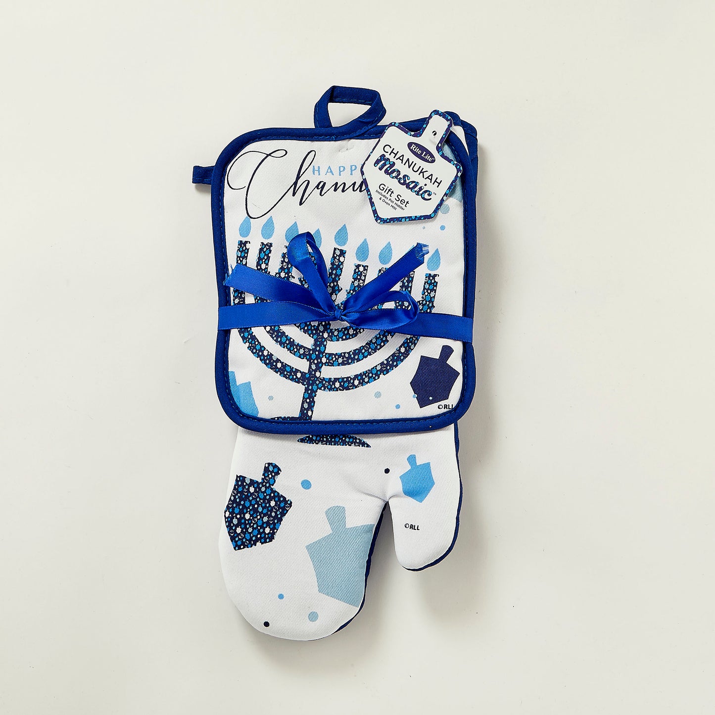 Chanukah Potholder & Oven Mitt Set