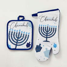 Chanukah Potholder & Oven Mitt Set