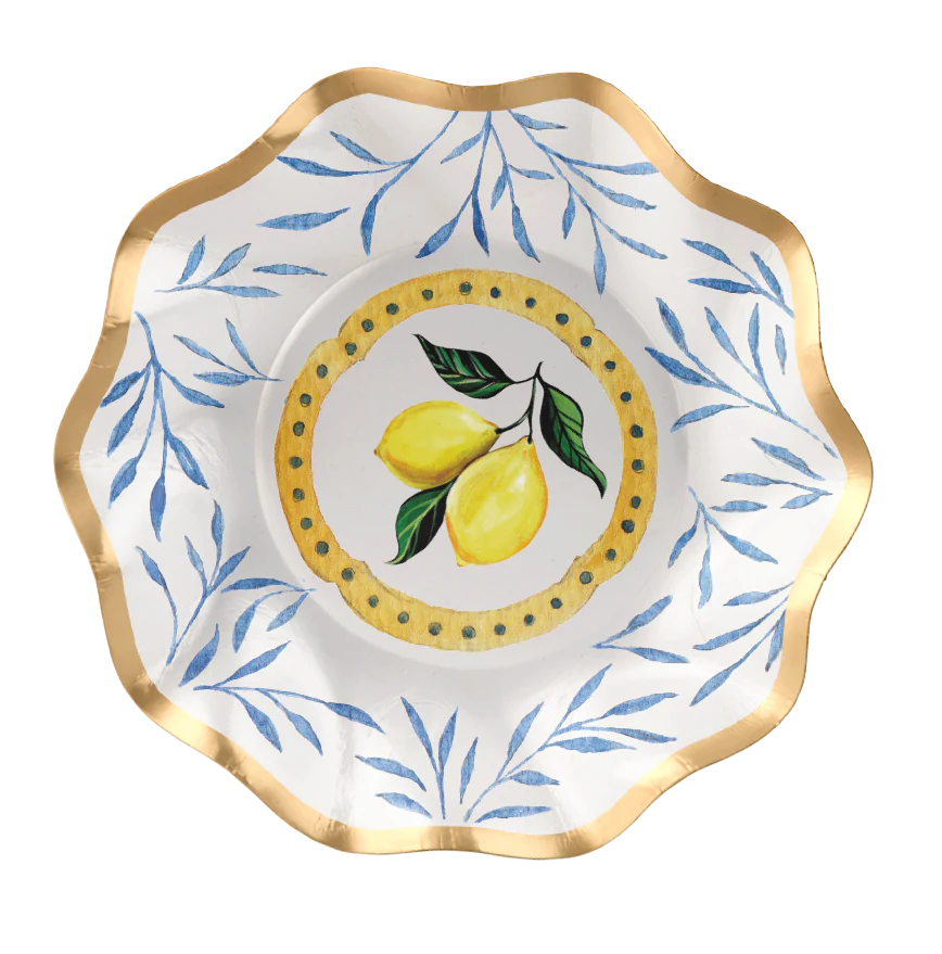 Capri Coast 6.5in Appetizer/Dessert Bowls 8ct