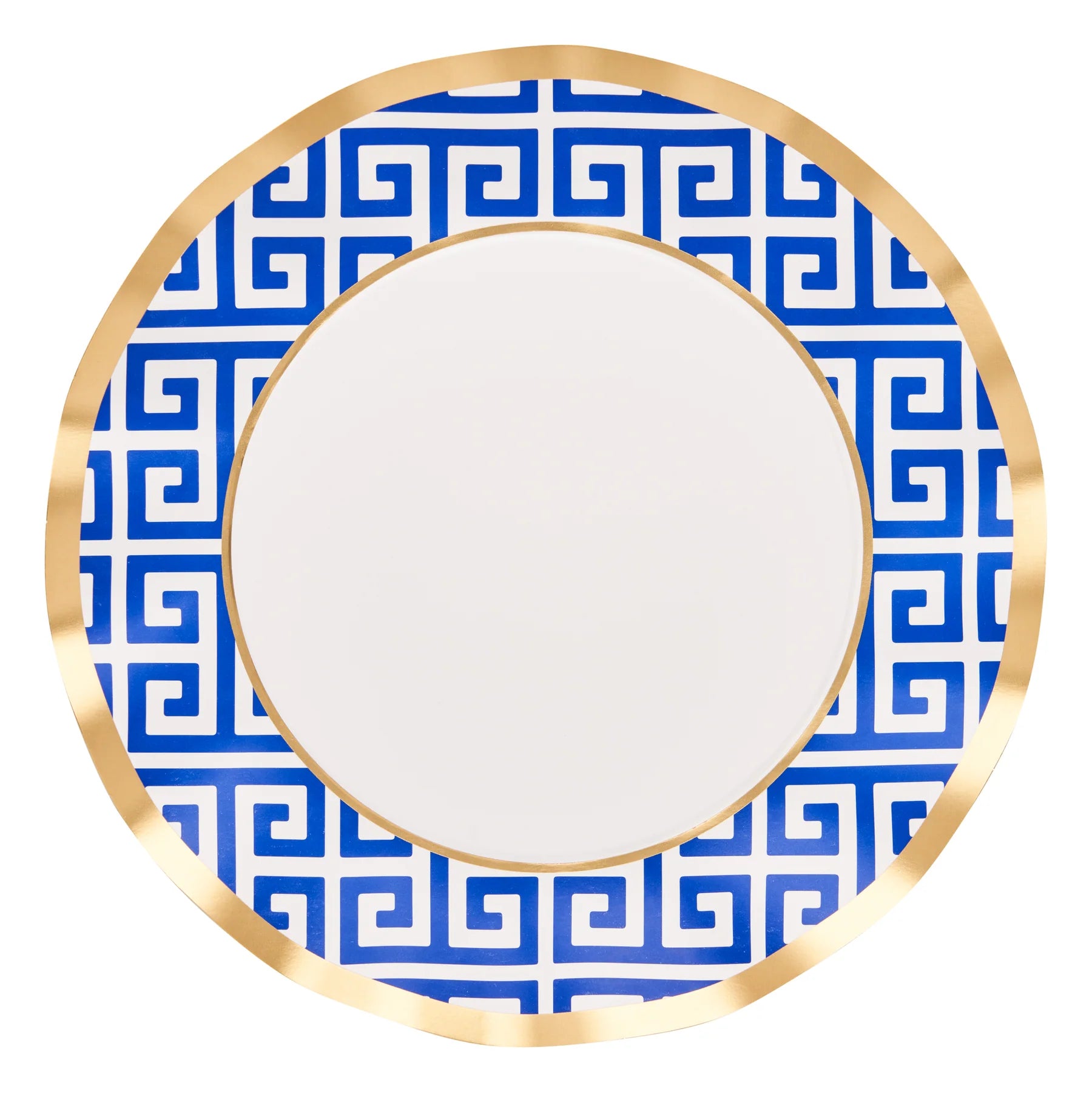 Greek Key 10.5in Dinner Plates 8ct