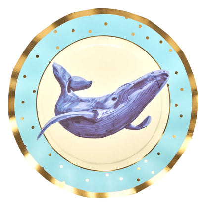 Pastel Sea 10.5in Dinner Plates 8ct