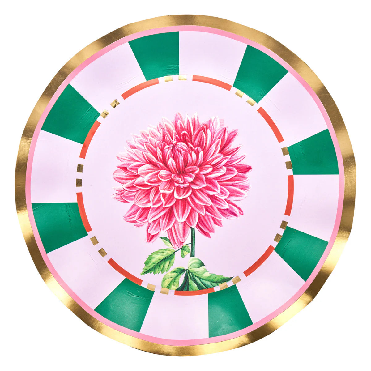 Dahlia Garden 10.5in Dinner Plates 8ct