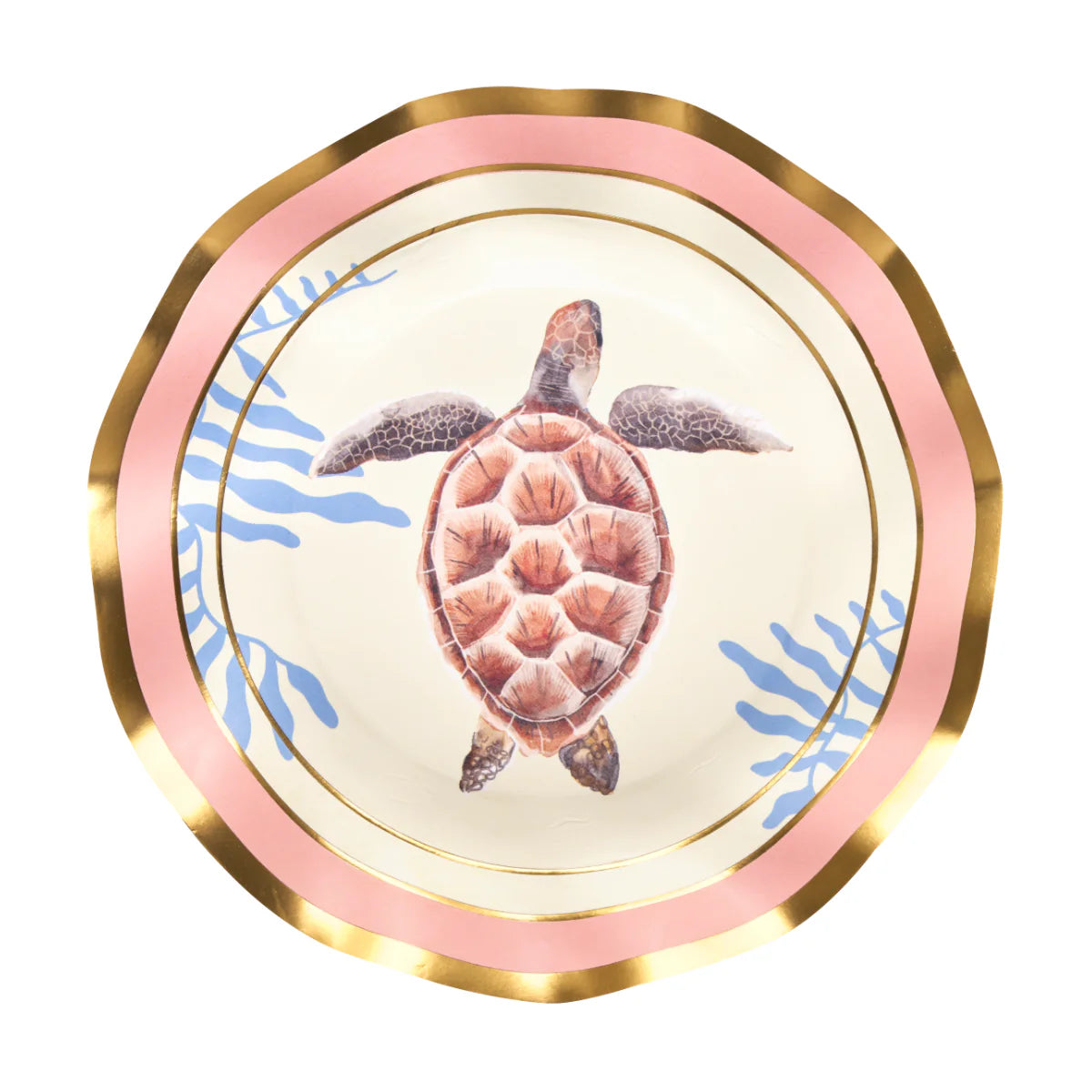 Pastel Sea 8in Salad/Dessert Plates 8ct