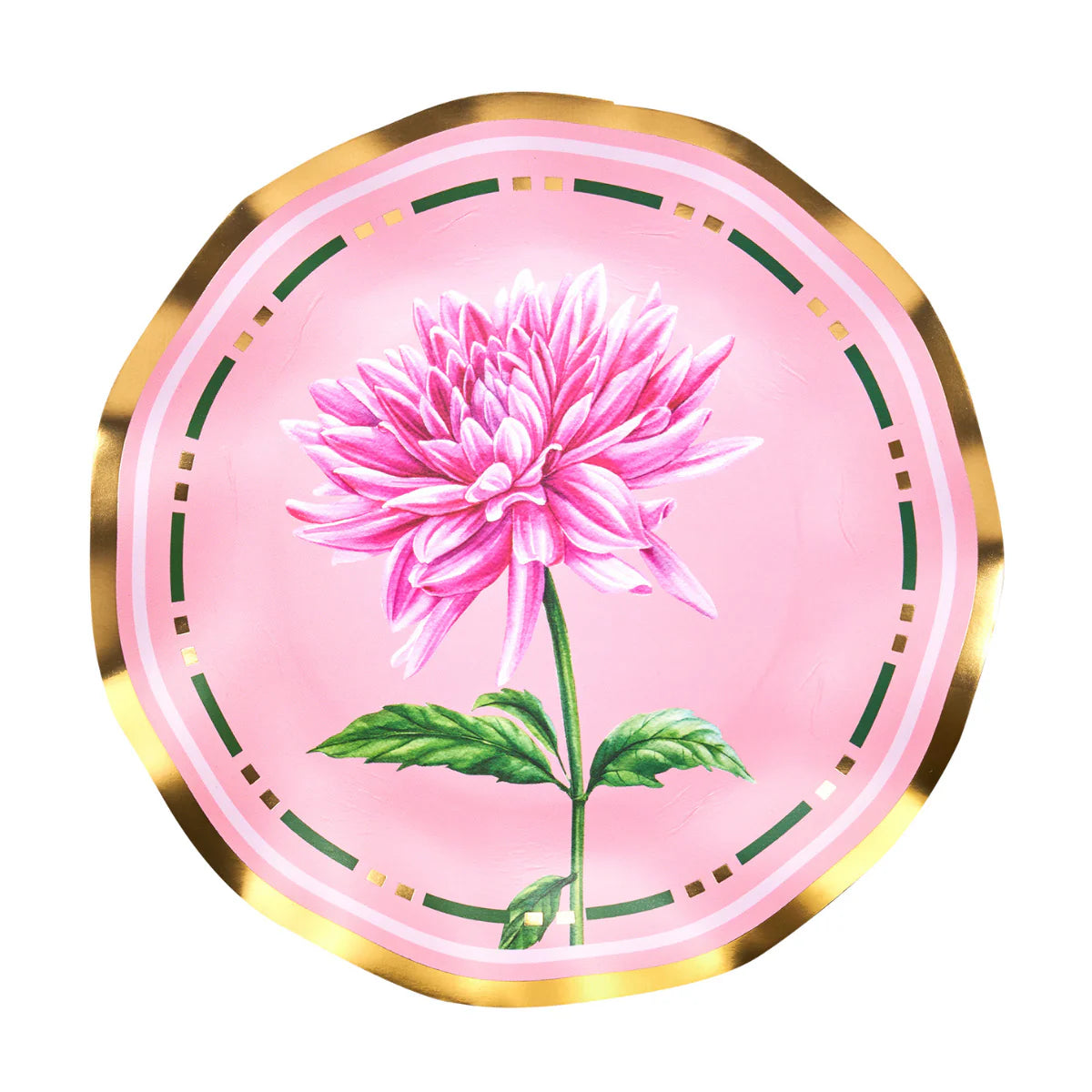 Dahlia Garden 8in Salad Plates 8ct