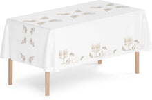 Chanukah Plastic Tablecloth - White - 1 Pack