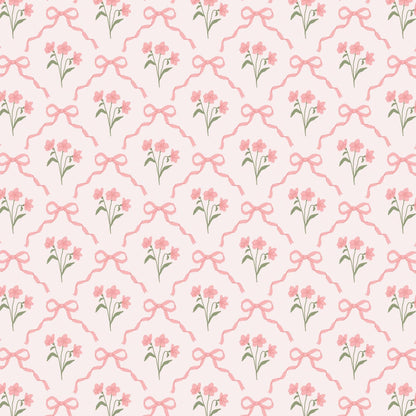 Beau Bottle Pink Bows and Blossoms - Prosecco Collection