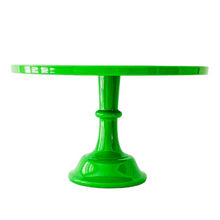 Kelly Green Melamine Pedestal Cake Stand