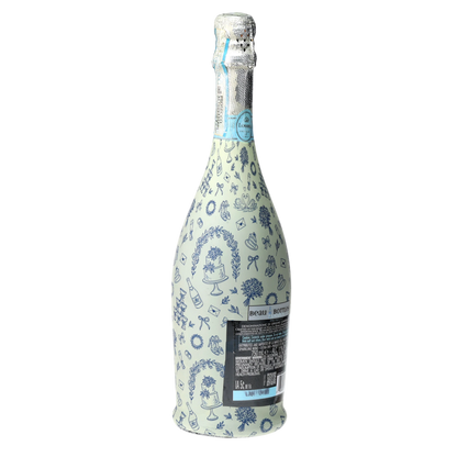 Beau Bottles Blue Wedding Toile- Prosecco Collection