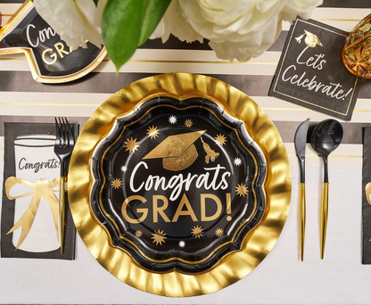 Classic Grad Dinner Plates/8pk