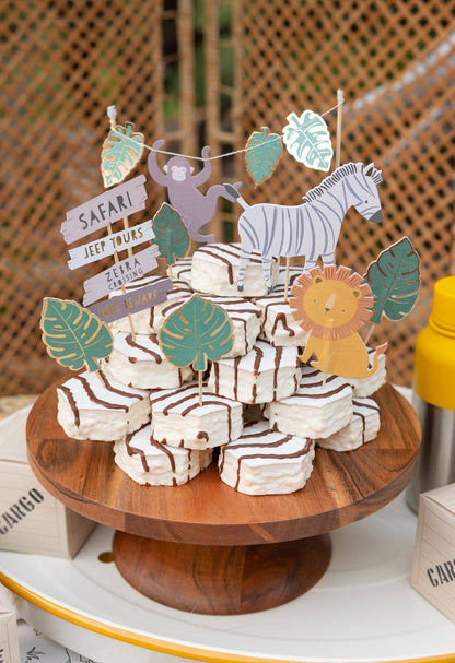 Safari Cake Topper Set 8ct