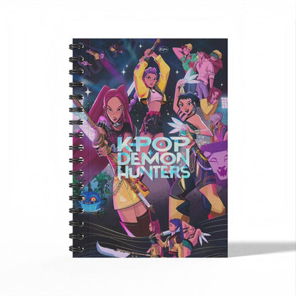 Kpop Demon Hunters coil notebook